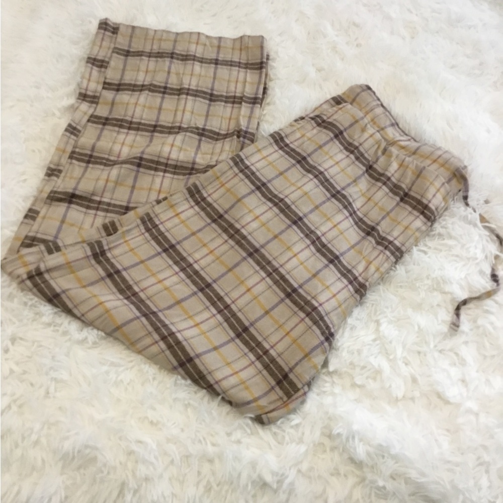 Free Haven Maternity loungewear bottoms Womans size L plaid print